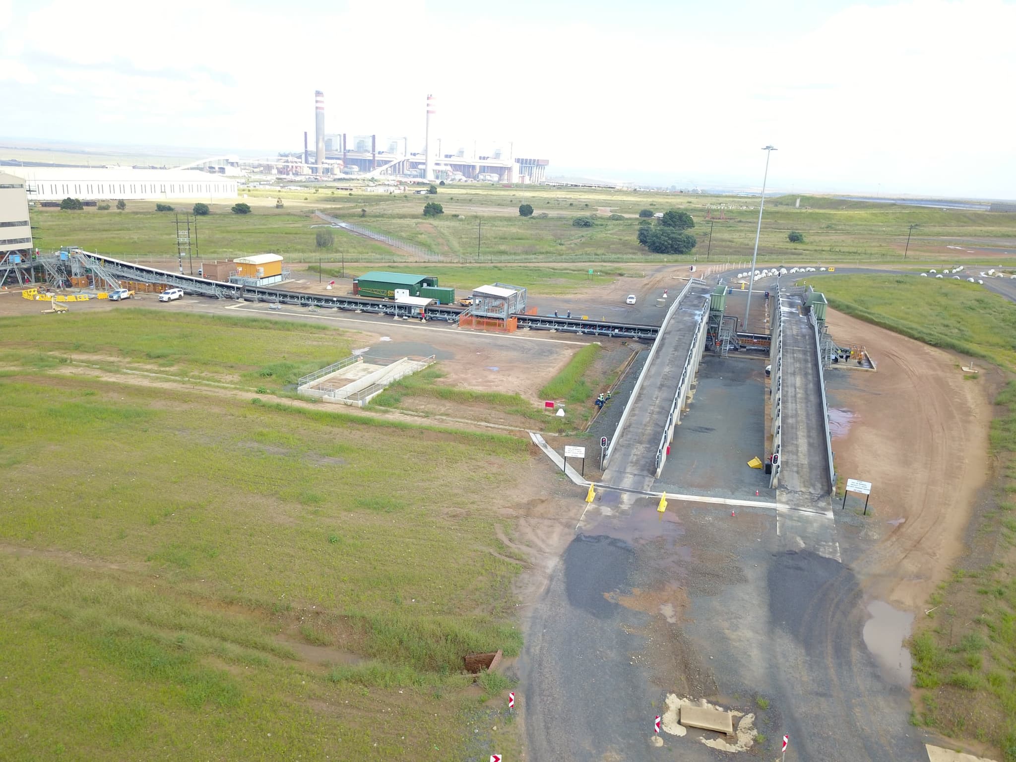New Largo Offloading Facility — truck tipping station